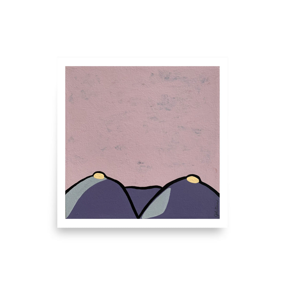 "Feminine Landscape #1" Enhanced Matte Paper Poster