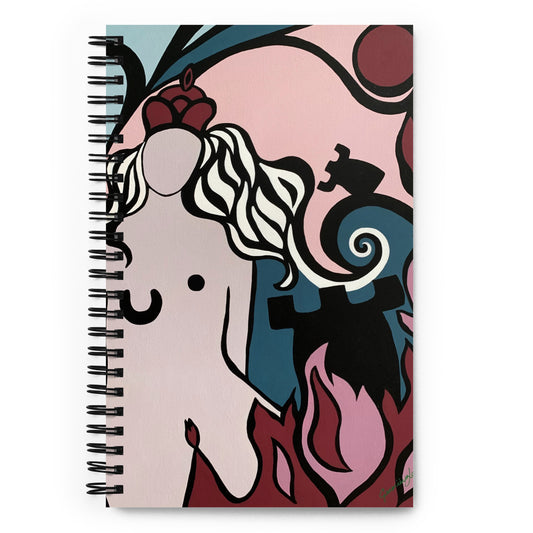 "Burn it Down" Spiral notebook